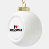 私はパタゴニアを愛します セラミックボールオーナメント (右)