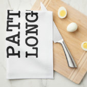 私はパタヤの長い時間を愛する キッチンタオル (四つ折り)