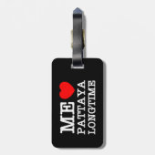 私はパタヤの長い時間を愛する ラゲッジタグ (裏面縦)