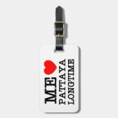 私はパタヤの長い時間を愛する ラゲッジタグ (正面縦)