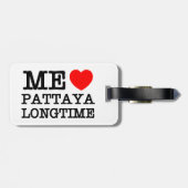 私はパタヤの長い時間を愛する ラゲッジタグ (裏面横)
