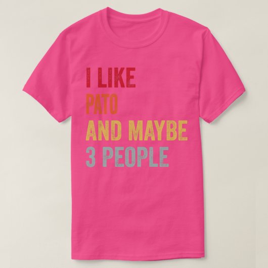 私はパト3人が好き Tシャツ (デザイン正面)