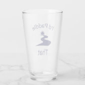 私はパドルで タンブラーグラス (裏面)