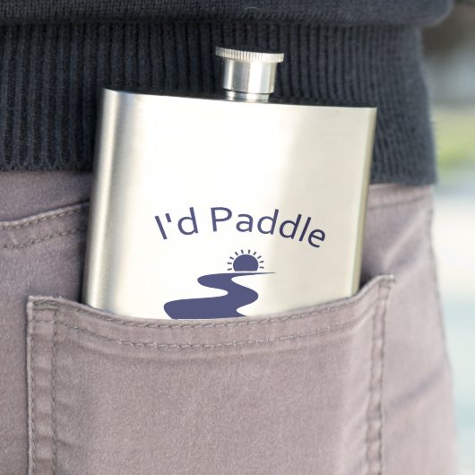 私はパドルで フラスク (インサイチュ)