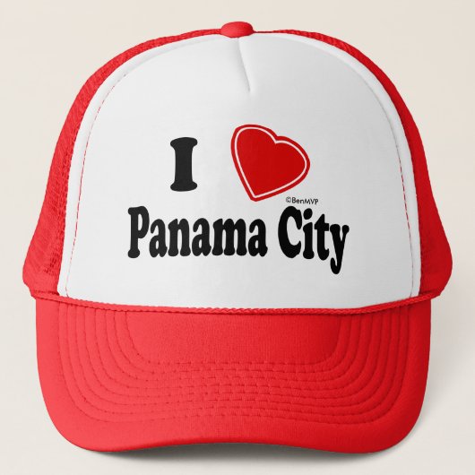私はパナマ市を愛します キャップ (正面)
