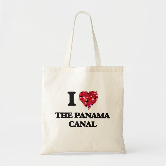 私はパナマ運河を愛します トートバッグ (正面)