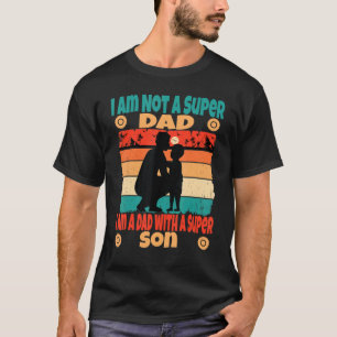 私はパパではないすごい私は息子Dと一緒のすごいパパ Tシャツ