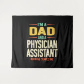 私はパパで医師助手 タペストリー (正面(横))