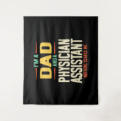 私はパパで医師助手 タペストリー (正面)