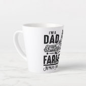 私はパパで農家 |農業 カフェラテマグ (左アングル)