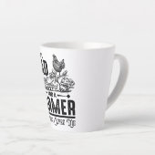 私はパパで農家 |農業 カフェラテマグ (右アングル)