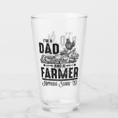 私はパパで農家 |農業 タンブラーグラス (裏面)