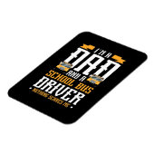 私はパパとスクールバスの運転手だ マグネット (左側)