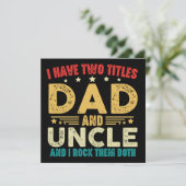 私はパパと父おもしろいの日の二つのタイトルを持つ カード (スタンド正面)