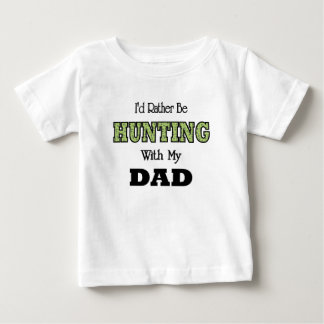 私はパパと狩りになる ベビーTシャツ
