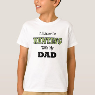 私はパパと狩りになる Tシャツ