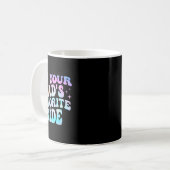 私はパパのお気に入りの父の日だ コーヒーマグカップ (正面左)