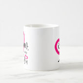 私はパパのコーヒー・マグを愛します。(韓国語ハングル) コーヒーマグカップ (中央)