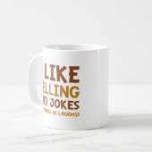 私はパパのジョークを言うのが好きだ コーヒーマグカップ (正面左)