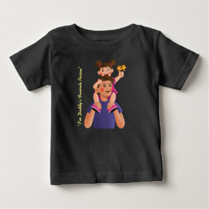 私はパパの人お気に入りのだ"ベビージャージ素晴らしー ベビーTシャツ