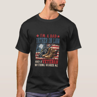 私はパパの義父で退役軍人衣装プロ Tシャツ