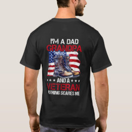 私はパパグランドパと退役軍人アメリカ退役軍人の日 Tシャツ