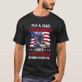 私はパパグランドパと退役軍人アメリカ退役軍人の日 Tシャツ