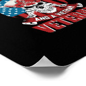 私はパパグランパでベトナム退役軍人 ポスター (角)