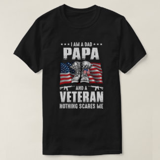私はパパパパで退役軍人は太りにくい Tシャツ