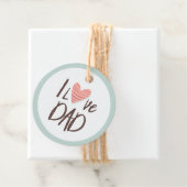 私はパパ大好き – 父の日 – ハート フェイバータグ (インサイチュ)