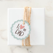 私はパパ大好き – 父の日 – ハート フェイバータグ (インサイチュ)