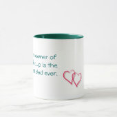 私はパパ愛します マグカップ (中央)