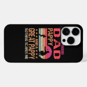 私はパパ誇りを持ったパピー素晴らし何も怖くない iPhoneケース (裏面横)