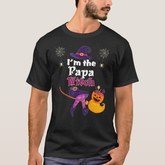 私はパパ魔女ブロムカボチャ飴ファミリーホール Tシャツ (正面)
