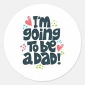 私はパパ ラウンドシール (正面)