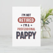 私はパピー退職したプロフェッショナルではない サンキューカード (スタンド正面)