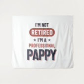 私はパピー退職したプロフェッショナルではない タペストリー (正面(横))