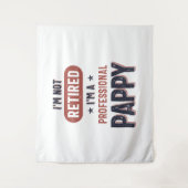 私はパピー退職したプロフェッショナルではない タペストリー (正面)