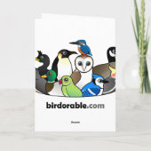 私はパフィンが大好き カード (裏面)