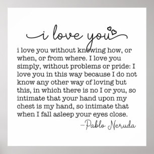 私はパブロ引用文 ポスター