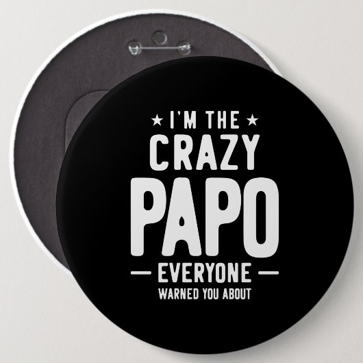 私はパポ熱狂するみんなの贈り物 缶バッジ (正面&裏面)