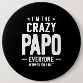 私はパポ熱狂するみんなの贈り物 缶バッジ (正面)