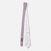 私はパラノイアだから冷静 Tie (ダスティピンク) ネクタイ (裏面)