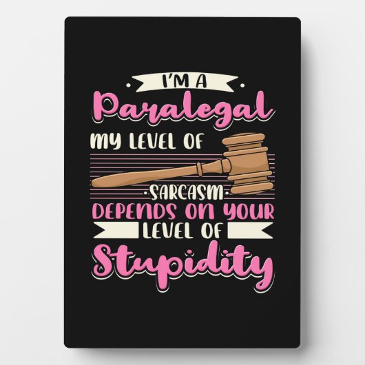 私はパラレガルです フォトプラーク (正面)