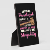 私はパラレガルです フォトプラーク (側面)