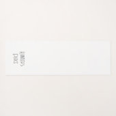 私はパリが大好きだ ヨガマット (裏面(横))