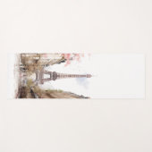 私はパリが大好きだ ヨガマット (正面(横))