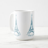 私はパリが大好き |エッフェルツアー コーヒーマグカップ (正面左)