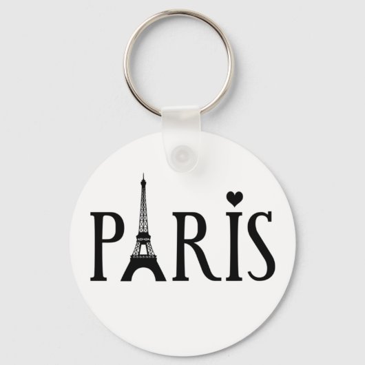 私はパリが大好き キーホルダー (正面)