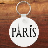 私はパリが大好き キーホルダー (正面)